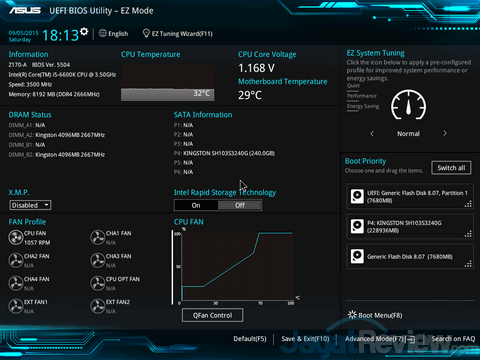 Review: ASUS Z170-A 1 ASUS_Z170A_BIOS_EZMode