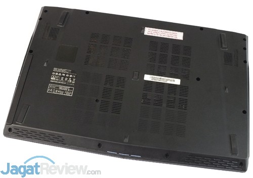 Review Notebook: MSI Prestige PE60 2QE 31 MSI Prestige PE60 2QE Bottom View