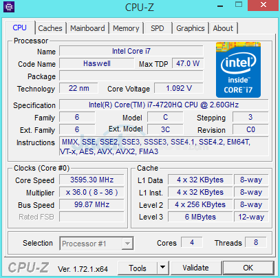 MSI Prestige PE60 2QE CPUZ 02