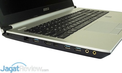 Review Notebook: MSI Prestige PE60 2QE 26 MSI Prestige PE60 2QE Left Side