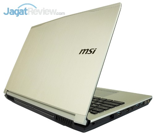 MSI Prestige PE60 2QE Rear Side