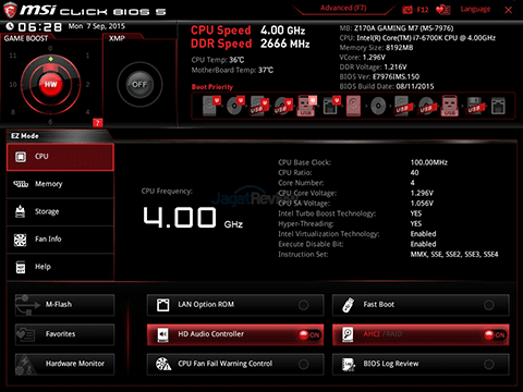 MSI_Z170A_GamingM7_Bios_EZMODEs
