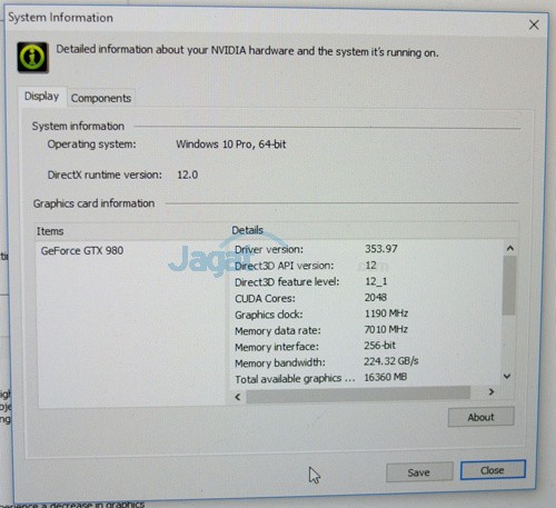 Uji Singkat Performa NVIDIA GeForce GTX 980 NVIDIA GeForce GTX 980 ''Notebook Edition'' CLEVO P870DM Specification 01