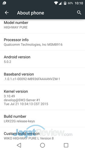 Review Smartphone Android Wiko Highway Pure 4G 1 Wiko Highway Pure 4G - About