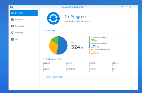 Direct Release: Synology® Releases DiskStation Manager 6.0 Beta 3 02_Data Protectin_Snapshot and Replication
