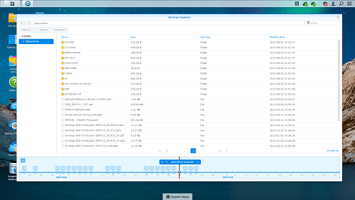 Direct Release: Synology® Releases DiskStation Manager 6.0 Beta 5 07_Data Protection_Backup Explorer