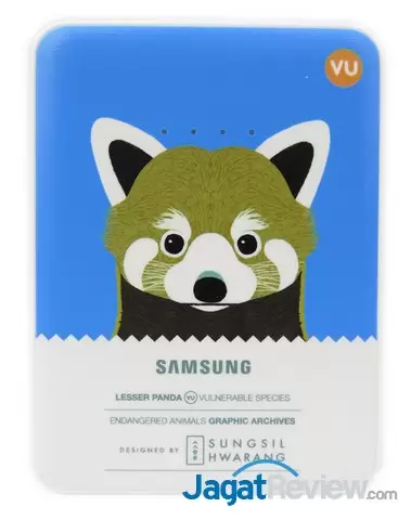 Review Samsung Animal Edition Battery Packs 8400mAh 1 tampak depan