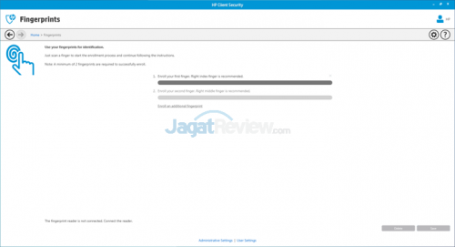 HP 260 G1 DM 07 Fingerprints