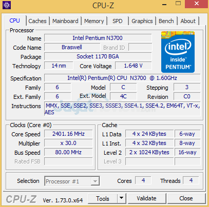 Intel NUC NUC5PPYH CPUZ 02