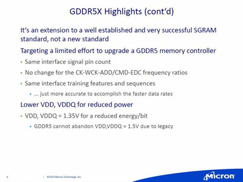 Micron GDDR5X 05