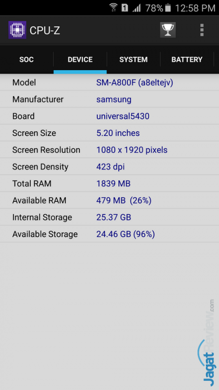 Samsung Galaxy A8 - SS02