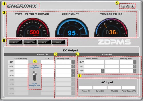 Hands-On PSU Enermax Digifanless 550 Watt 16 Software