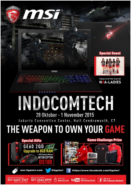Direct Release: MSI @ Indocomtech 2015 1 msi indocomtech