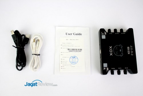 Review XOX KS 108: Broadcasting Soundcard 6 3