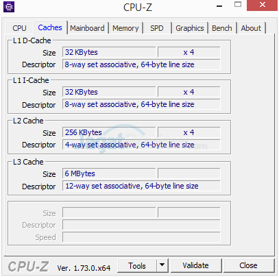 Intel Core i5 6600 CPUZ 02