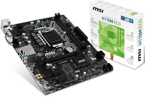 MSI Hadirkan Motherboard ECO untuk LGA1151 3 MSI H110M ECO