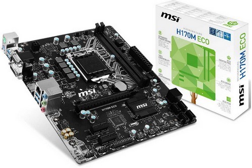MSI Hadirkan Motherboard ECO untuk LGA1151 1 MSI H170M ECO