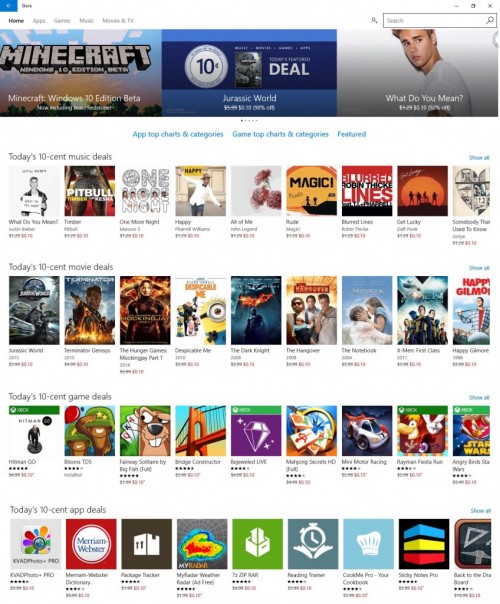 Promosi Windows 10, Microsoft Diskonkan Games dan Film 1 TenCents_US_Store_Home2-848x1024
