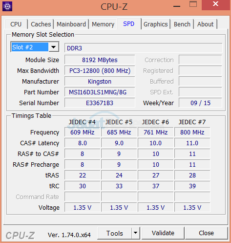 Review Notebook Gaming: MSI GP62 2QE Leopard Pro 5 MSI GP62 2QE Leopard Pro CPUZ 04