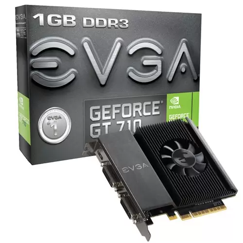 Parade VGA NVIDIA GeForce GT 710 6 EVGA GT 710 1GB (Single Slot, Dual DVI) 954 1800