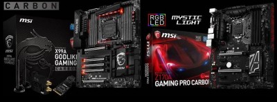 Direct Release: Motherboard Baru X99 dan Z170 CARBON Edition dengan MYSTIC LIGHT 1 M99