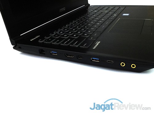 Review Notebook Gaming: MSI GE62 6QF Apache Pro 5 MSI GE62 6QF Apache Pro Left Side