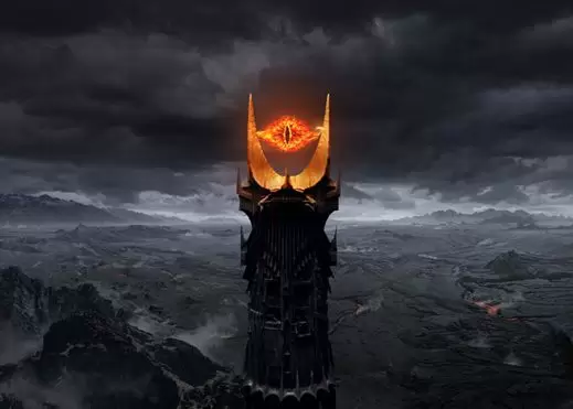 Sauron eye barad dur
