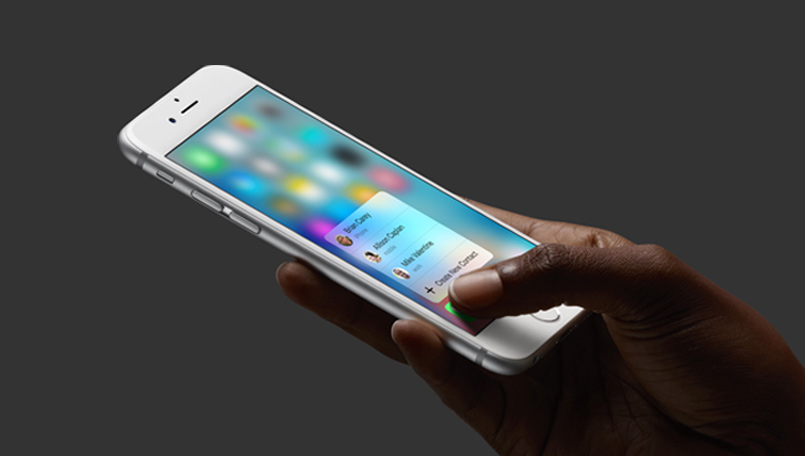 apple iphone 6s 3d touch