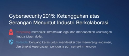 Direct Release: Cisco Annual Security Report Mengungkapkan Penurunan Keyakinan Defender atau Pelindung dan Peningkatan Dampak dari Serangan Industrial 1 cybersecurity2015