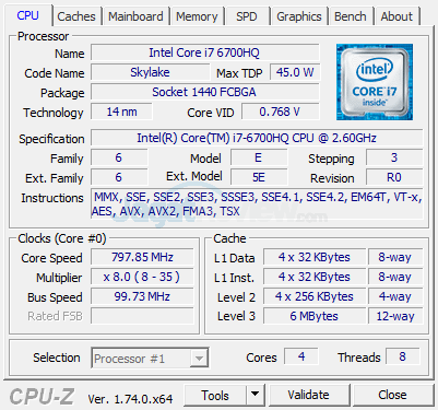 Review Notebook Gaming: Acer Predator 15 (G9-591-70VM) 3 ACER Predator 15 G9-591-70VM CPUZ 02