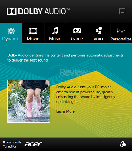 ACER Predator 15 G9-591-70VM Dolby Audio 01