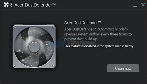 Review Notebook Gaming: Acer Predator 15 (G9-591-70VM) 9 ACER Predator 15 G9-591-70VM DustDefender