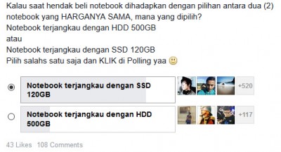 Hasil Polling: Notebook Murah Lebih Baik Pakai SSD atau HDD? 2 SSDvsHDD-polling