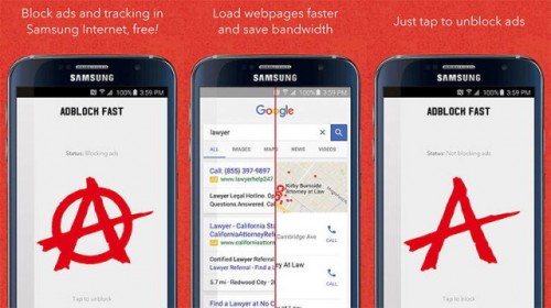 Google Tarik Balik Aplikasi Pendukung Adblock dari Samsung 1 adblock fast
