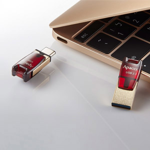 Direct Release: Keluarga Apacer USB 3.1 Type-C Meluncurkan Flash Drive Ganda AH180 – Reversible Plug 2 AH180_5_LO