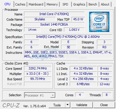 Dell Inspiron 15 7559 CPUZ 01