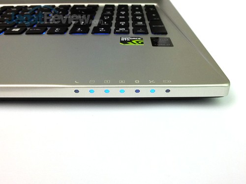 Review Notebook: MSI Prestige PX60 2QD 24 MSI PX60 2QD Indicator Lamps