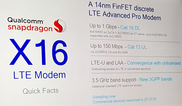 X16 modem