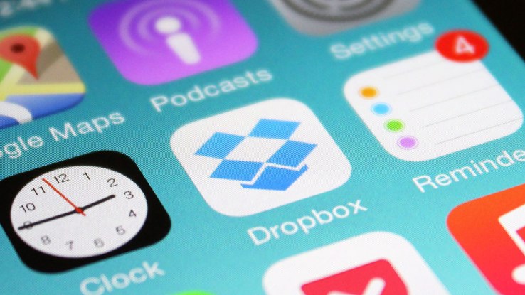 dropbox screen