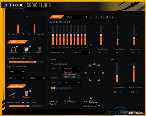 virtual surround profile