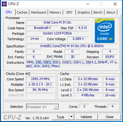 ECS LIVA Core CPUZ 01