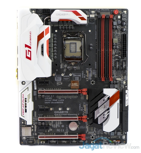 Review Motherboard: Gigabyte Z170X Gaming 7 1 Gigabyte_Z170X-Gaming7_Board_TopView