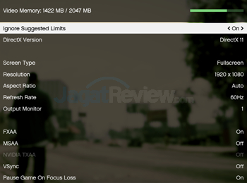 HP Envy Phoenix 860-001d GTAV Setting Default 01