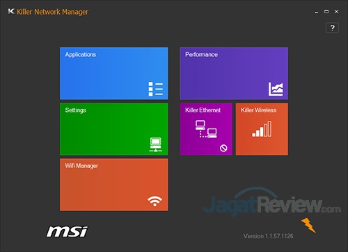 MSI GT72S 6QF Killer Network Manager