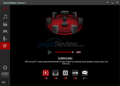Review Notebook Gaming: Xenom Pegasus PS15S 16 Xenom Pegasus PS15S Sound Blaster Cinema 2 05