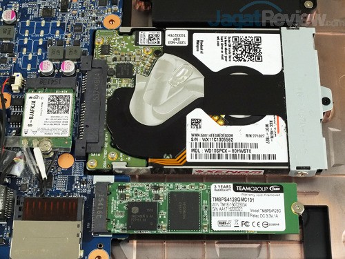 Review Notebook Gaming: Xenom Pegasus PS15S 20 Xenom Pegasus PS15S Storage & Wireless Card
