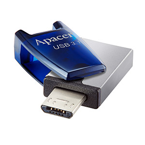 Direct Release: Apacer Memperkenalkan Akses File Cepat dengan Flash Drive Ganda AH179 USB 3.1 Gen 1 OTG 3 AH179-4_LO