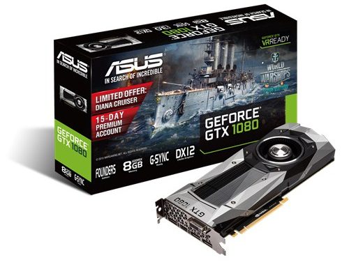 ASUS GeForce GTX 1080 Founders Edition