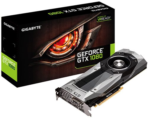 Parade VGA NVIDIA GeForce GTX 1080 Founders Edition 2 Gigabyte GeForce GTX 1080 Founders Edition