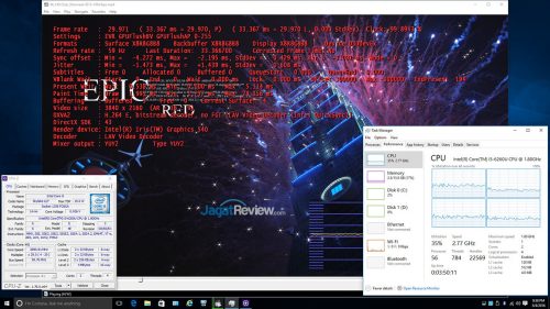 Intel NUC6i5SYH 2160P QS On